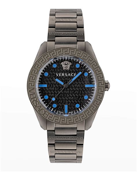 versace greca watch men|Versace greca dome watch.